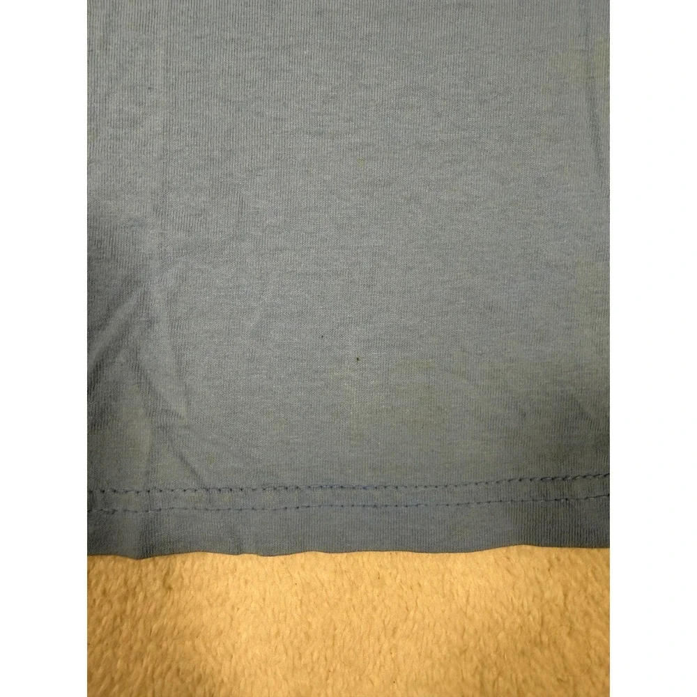 Jordan T-Shirt Kids Size 7 Blue vintage Graphic Jumpman Basketball Tee 90's y2k‎